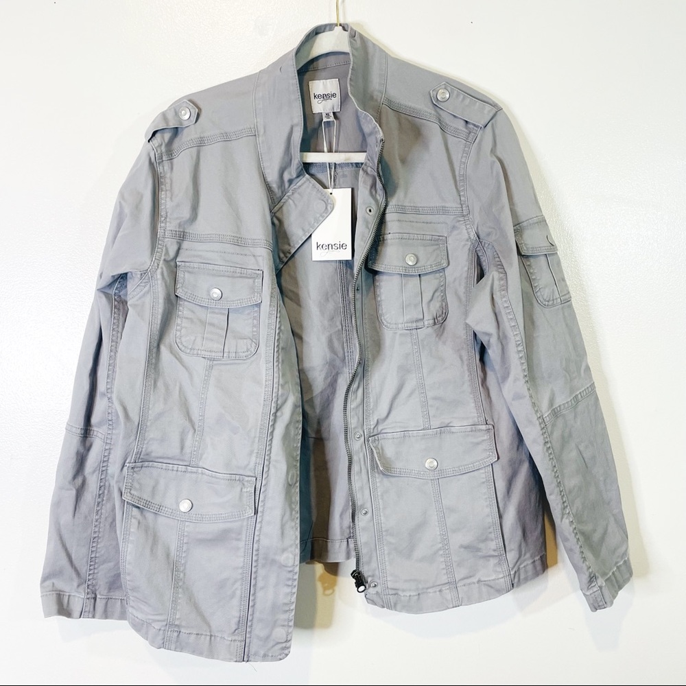 Maurice’s | light grey light weight BNWT utility jacket